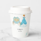 Princess Cinderella Geburtstagsparty Dekoration Pappbecher (Vorderseite)