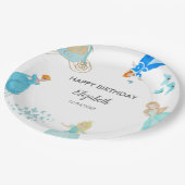 Princess Cinderella Geburtstagsparty Dekoration Pappteller (Schrägansicht)