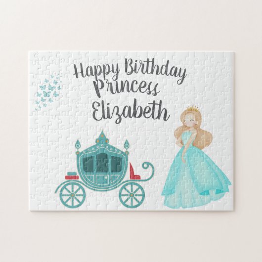 Princess Cinderella Geburtstagsparty Dekoration Puzzle (Horizontal)