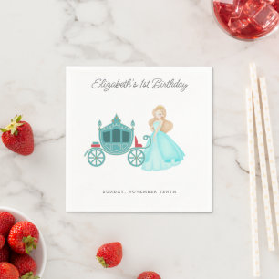 Princess Cinderella Geburtstagsparty Dekoration Serviette