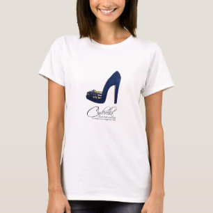 Princess Cinderella Zitat Blue Suede Shoes T - Shi T-Shirt