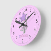 Princess Clock Runde Wanduhr (Winkel)