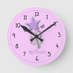 Princess Clock Runde Wanduhr