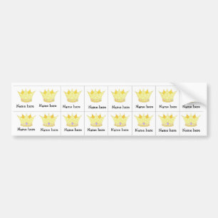 Princess Crop Sippy Becher Autoaufkleber