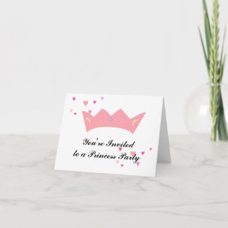 Princess Crown Einladung