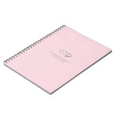 Princess Crown ı rosa Notebook Notizblock (Linke Seite)