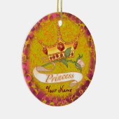 Princess Crown Keramikornament (Rechts)
