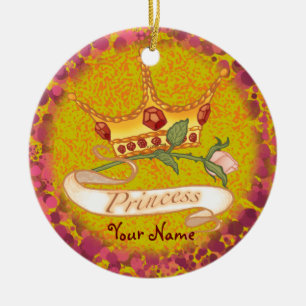Princess Crown Keramikornament
