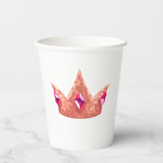 Princess Crown Paper Cup Pappbecher (Vorderseite)