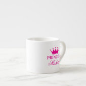 Princess Crown Personalisierter Espresso-Becher Espressotasse (Vorderseite Rechts)