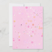 Princess Crown Pink zum Geburtstag Einladung (Rückseite)