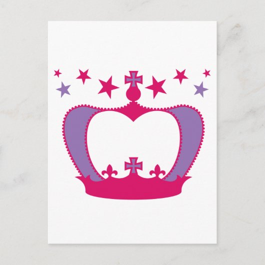 Princess Crown Postkarte (Vorderseite)