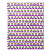 Princess Crown Rainbow Emoji Kackte Notizblock (Vorderseite)