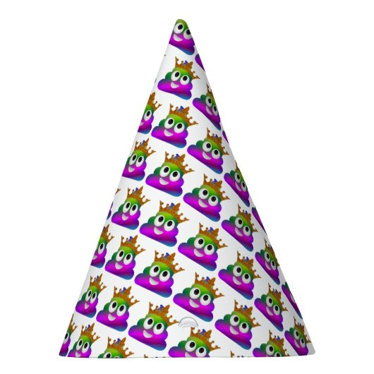 Princess Crown Rainbow Emoji Kackte Partyhütchen (Rechts)