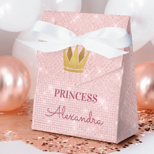 Princess Crown Rose Gold Blush Pink Sparkone Geschenkschachtel