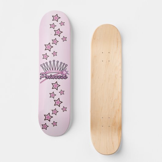 Princess Crown Skateboard (Vorderseite)