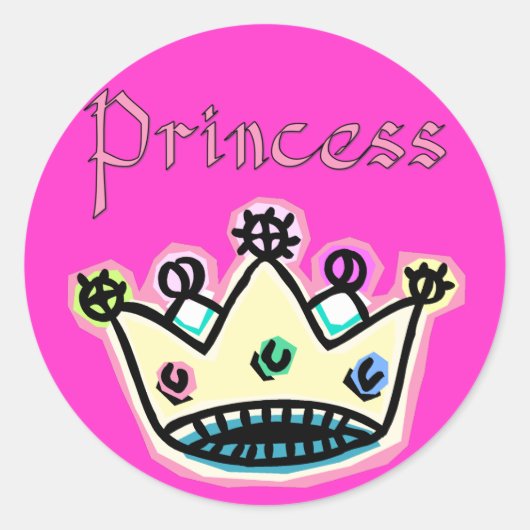 Princess Crown Stickers (Vorderseite)