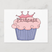 Princess Cupcake Postkarte (Vorderseite)