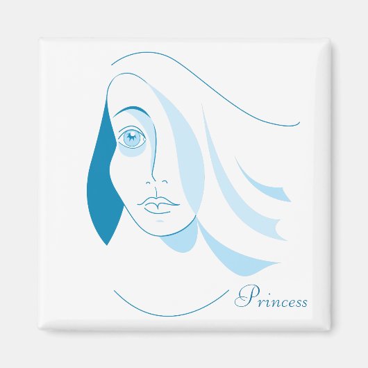 Princess Custom Magnet (Vorne)