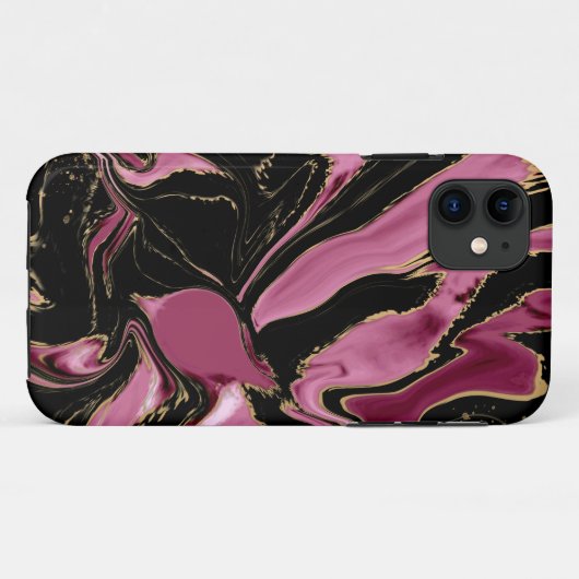 Princess Cut Paradise Alcohol Ink iPhone Case (Rückseite (Horizontal))