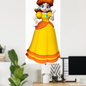 Princess Daisy Poster (Heimbüro)