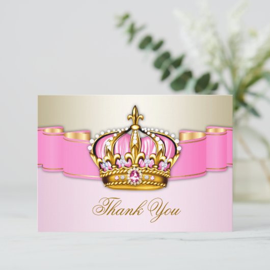 Princess danke Ihnen Karten (Stehend Vorderseite)