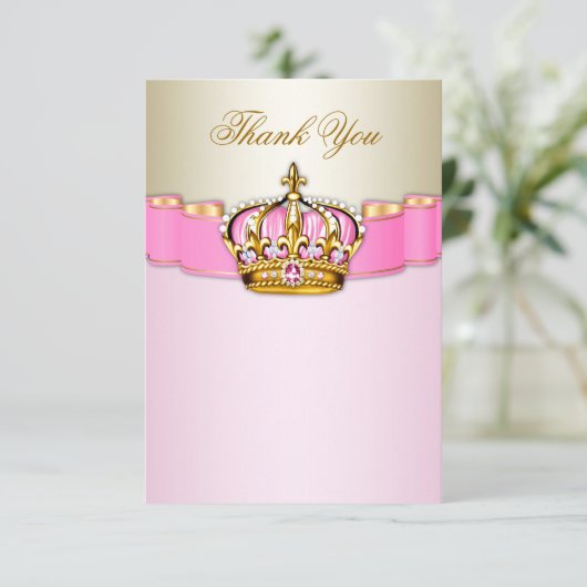 Princess danke Ihnen Karten (Stehend Vorderseite)