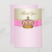 Princess danke Ihnen Karten (Vorne/Hinten)