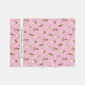 Princess-Decke mit Name oder Nachricht Fleecedecke (Vorderseite (Horizontal))