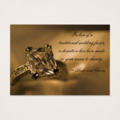 Princess Diamond Ring Wedding Wohltätigkeit Fevor  (Vorderseite)