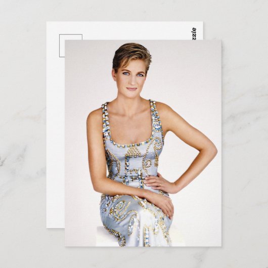 Princess Diana 1991 Postkarte (Vorne/Hinten)