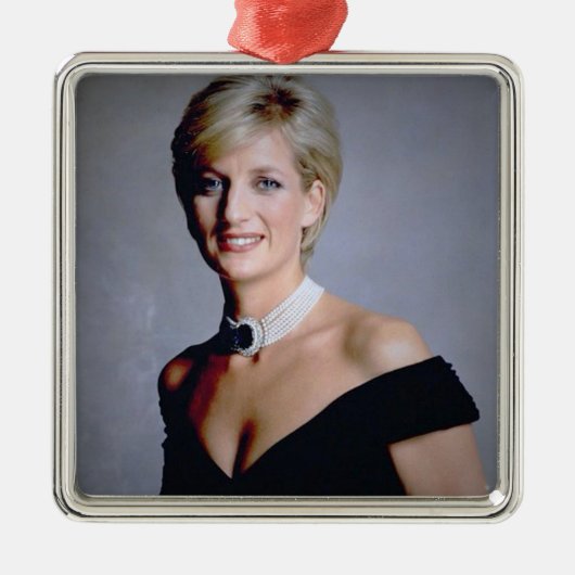 Princess Diana 1997 Ornament Aus Metall (Vorne)