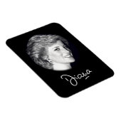 Princess Diana Autograph Magnet (Rechte Seite)