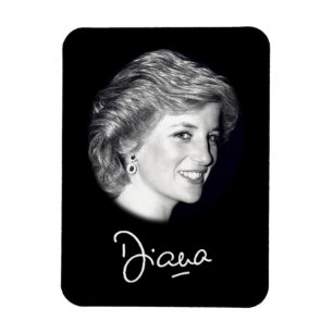 Princess Diana Autograph Magnet