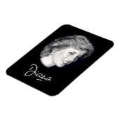 Princess Diana Autograph Magnet (Linke Seite)
