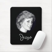 Princess Diana Autograph Mousepad (Mit Mouse)