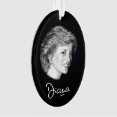 Princess Diana Autograph Ornament (Vorderseite)