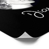 Princess Diana autograph Poster (Ecke)