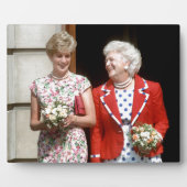 Princess Diana-Barbara Bush Fotoplatte (Vorderseite)