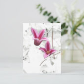 Princess Diana Clematis Postkarte (Stehend Vorderseite)