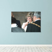 Princess Diana Deutschland 1987 Leinwanddruck (Insitu (Holzboden))