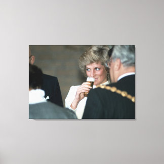 Princess Diana Deutschland 1987 Leinwanddruck