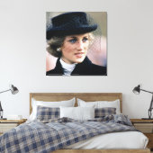 Princess Diana France 1988 Leinwanddruck (Insitu (Schlafzimmer))