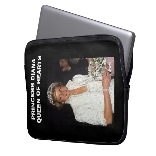 PRINCESS DIANA Königin des Herzens Laptopschutzhülle (Vorderseite Links)