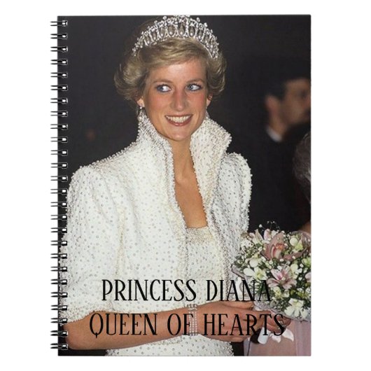 PRINCESS DIANA Königin des Herzens Notizblock (Vorderseite)