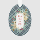 Princess Diana Memorial Original Scottish Tartan Ornament (Rückseite)