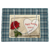 Princess Diana Memorial Tartan Große Geschenktüte (Vorderseite)