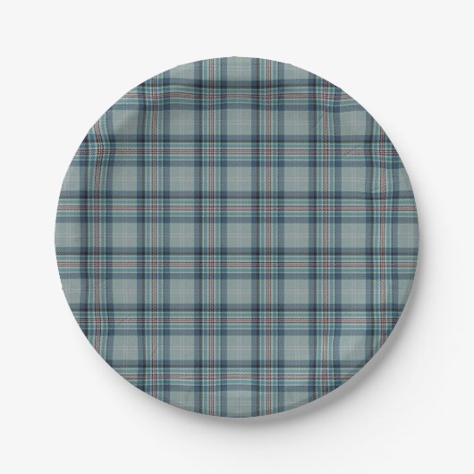 Princess Diana Memorial Tartan Pappteller (Vorderseite)