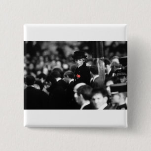 Princess Diana - Poppy Button