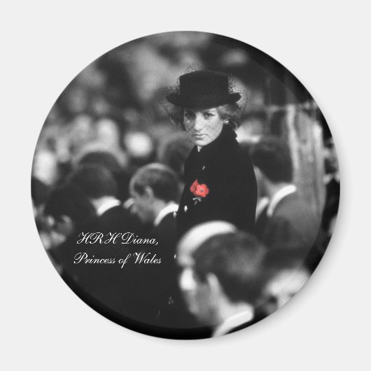 Princess Diana - Poppy Magnet (Vorne)